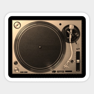 Turntable play Sticker